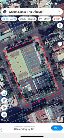 Lô Đất 4 Mặt Tiền 2800m2 trong KDC Chánh Nghĩa, kế bên chung cư Sky view