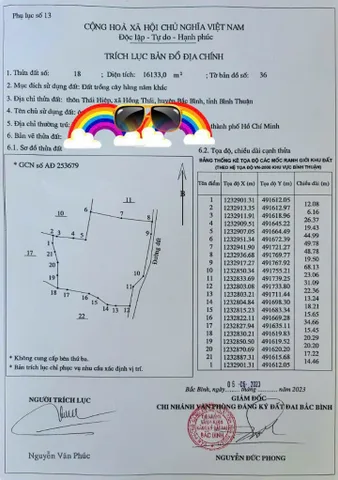 Bán đất 16133m² 1 tỷ tại Xã Hồng Thái Huyện Bắc Bình