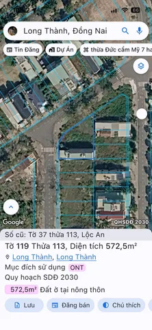 Bán đất TDC LỘC AN :572m² ngang 31m giá 15 tỷ tại Xã Lộc An Huyện Long Thành