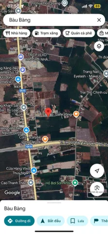 Bán đất 221,6m² 870 triệu tại Thị trấn Lai Uyên Huyện Bàu Bàng
