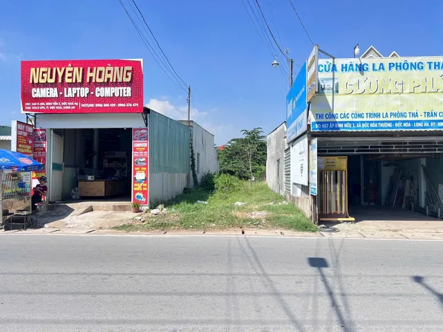 BÁN ĐẤT MĂT TIỀN KINH DOANH GẦN CHỢ TRƯỜNG 200m Huyện Đức Hòa long an