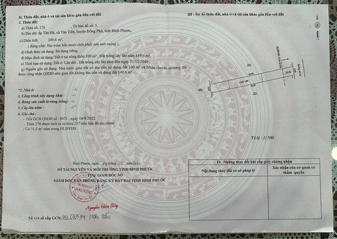 Đất cất nhà ở ngay được . Đường bê tông hiện hữu lh: 0877999765