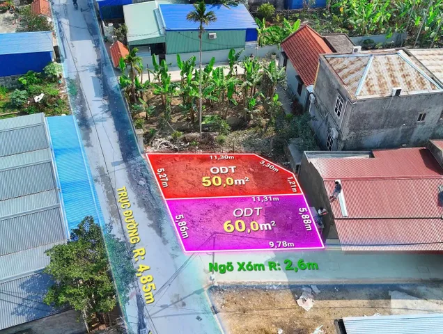 Bán đất 50m² 1.35 tỷ tại Xã Hoa Động Huyện Thuỷ Nguyên. mặt đường 7m. liên hệ 0362558882