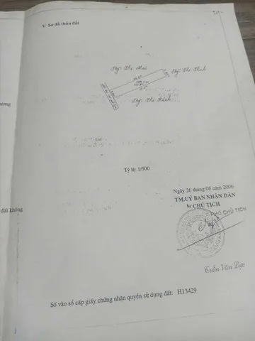 Bán nhà 101.5m² 1.5 tỷ tại Phường Phú Thọ Thành phố Thủ Dầu Một