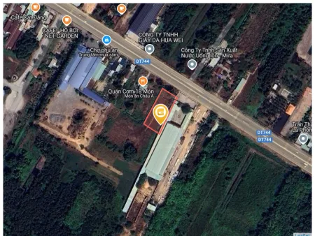 Bán đất 6400m² 28.8 tỷ tại Xã Phú An Thị xã Bến Cát