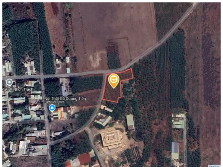 Bán đất 2423.5m² có sẵn 100m² thổ cư ngang 53m giá 16 tỷ tại Xã Long Phước Huyện Long Thành
