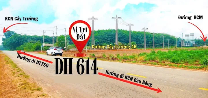 Đất mặt tiền đường kinh doanh ngay KCN Bàu Bàng giá 3,1tr/m2