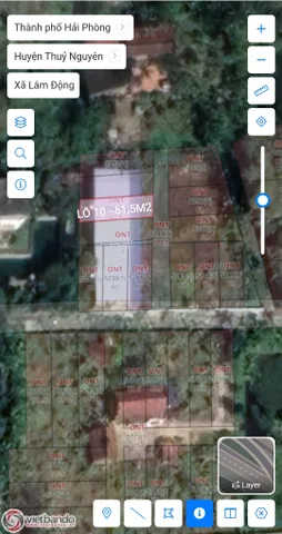 Bán đất 61,5m² ngõ oto 1.35 tỷ tại Xã Lâm Động Huyện Thuỷ Nguyên. liên hệ 0362558882