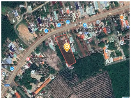Bán đất 1000m² 180 triệu tại Xã Minh Thắng Thị xã Chơn Thành