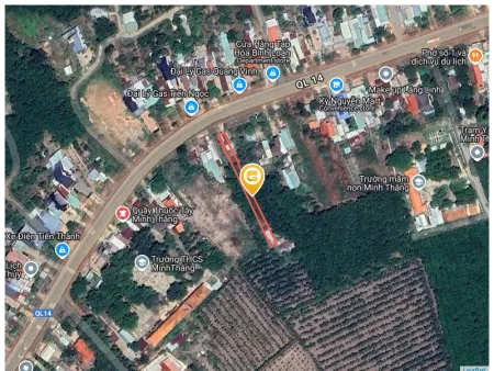 Bán đất 1000m² 180 triệu tại Xã Minh Thắng Thị xã Chơn Thành