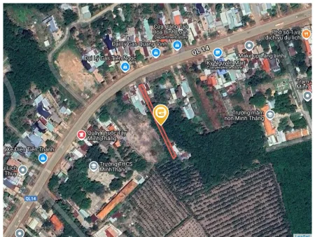 Bán đất 1000m² 180 triệu tại Xã Minh Thắng Thị xã Chơn Thành