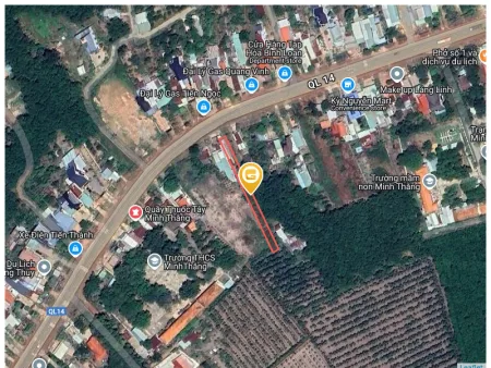 Bán đất 1000m² 180 triệu tại Xã Minh Thắng Thị xã Chơn Thành