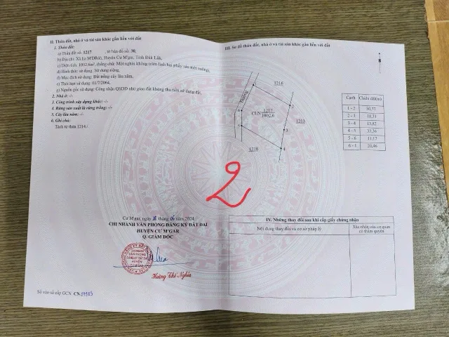 Bán đất 1007.9m² ngang 38m giá 249 triệu tại Xã Ea M'DRóh Huyện Cư M'gar