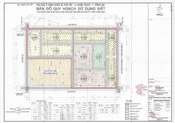 Bán Dự Án nhà ở Cho Công nhân: 92075m² 1000 tỷ tại Xã Phú Hội Huyện Nhơn Trạch