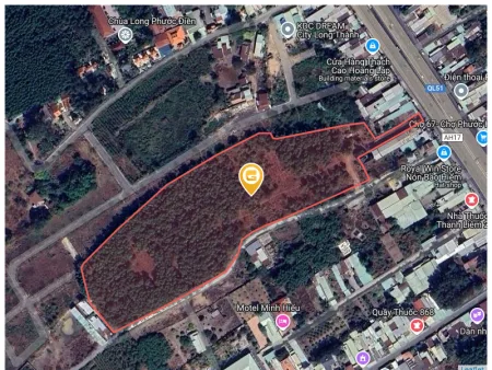 Bán đất 24247.4m² có sẵn 200m² thổ cư ngang 300m giá 240 tỷ tại Xã Long Phước Huyện Long Thành