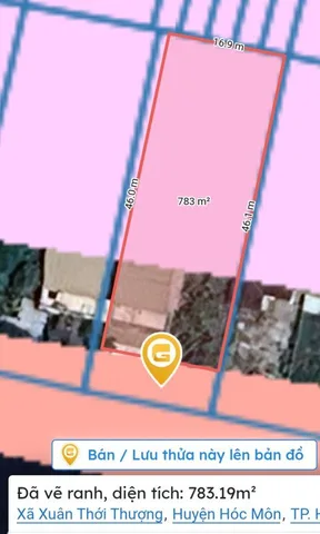 Продаётся участок, 783,2 м², Hóc Môn
