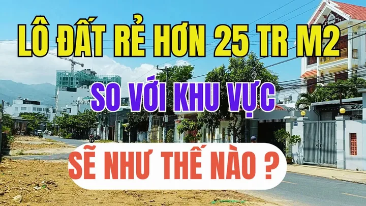 Bán đất 299.6m² có sẵn 150m² thổ cư ngang 10m giá 19.47 tỷ tại Phường Phước Long Thành phố Nha Trang