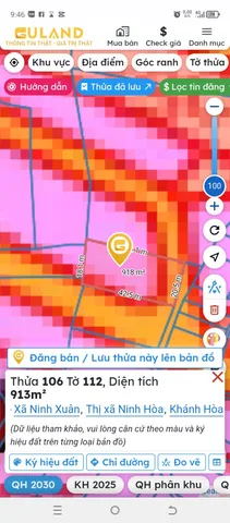 LH: 0938156791 Hiếu 
💥💥💥CẦN BÁN ĐẤT CHÍNH CHỦ TẠI PHƯỚC LÂM – NINH XUÂN – NINH HÒA – KHÁNH HÒA

👉Diện tích: 912m2 có sẵn 400m ont

👉Pháp lý: Sổ hồng sang tên nhanh gọn

👉Hiện trạng: Đất bằng phẳng, không dính quy hoạch, gần khu dân cư

👉Tiềm năng