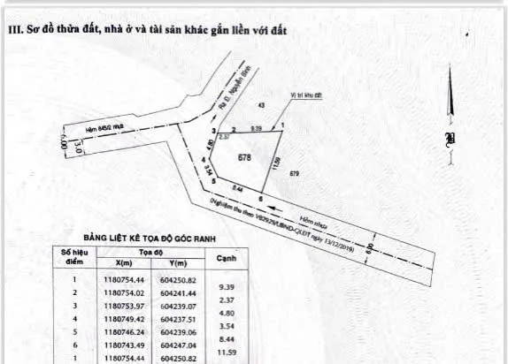 Bán đất góc 2 mặt tiền, hẻm 845 Nguyễn Bình, Nhơn Đức, 100m2, Sổ riêng