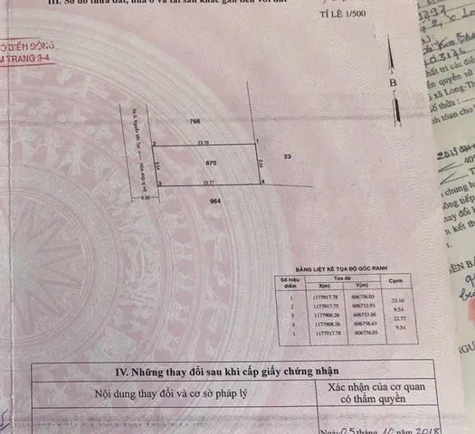 Bán đất 218m² ngang 9.5m giá 7.5 tỷ tại Xã Long Thới Huyện Nhà Bè