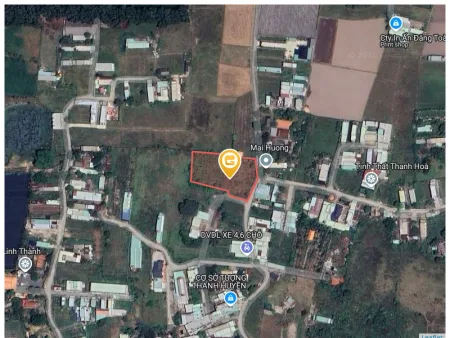 Bán đất 2496m²  9.8 tỷ tại Xã Mỹ Hạnh Nam Huyện Đức Hòa