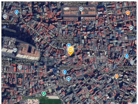 Bán nhà 45m² 10.8 tỷ tại Phường Khương Đình Quận Thanh Xuân