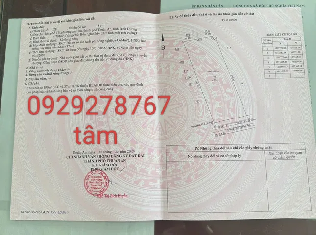 ĐẤT MẶT TIỀN ĐƯỜNG CHU VĂN AN PHƯỜNG AN PHÚ THUẬN AN BÌNH DƯƠNG