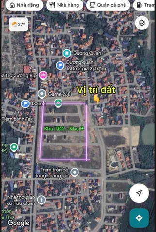 Bán 95.6 m ngay gần TĐC khu B Dương Quan .l/h:076.231.9990 e Thuý