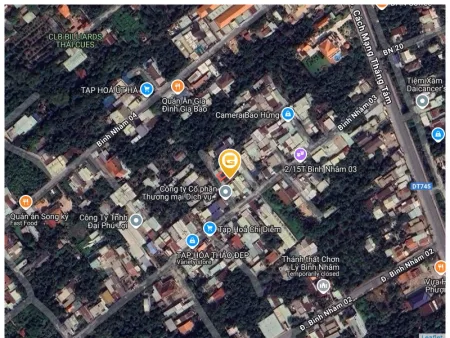 Bán đất 120m² 2.6 tỷ tại Phường Bình Nhâm Thị xã Thuận An