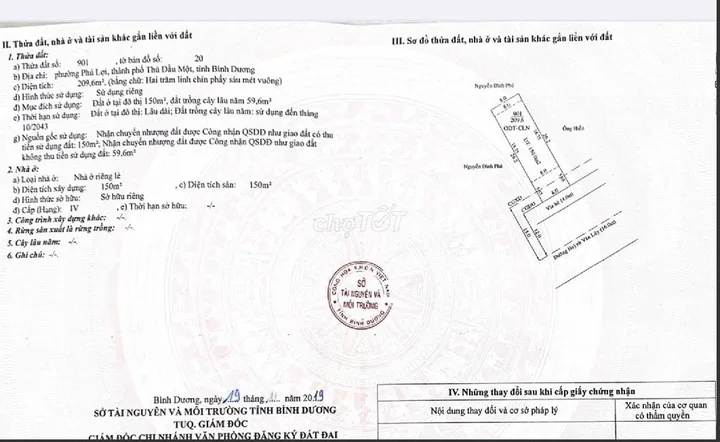 Mặt tiền Huỳnh văn Lũy phường Phú Lợi, vị trí kinh doanh rất tốt