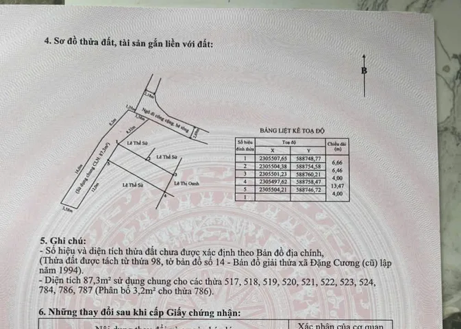 Bán đất 53.4m² ngang 4m giá 780 triệu tại Đặng Cương, An Dương. liên hệ 0362558882