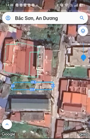 Bán đất 97m² ngang 4,3m giá 1.95 tỷ tại Bắc Sơn, An Dương, liên hệ 0362558882