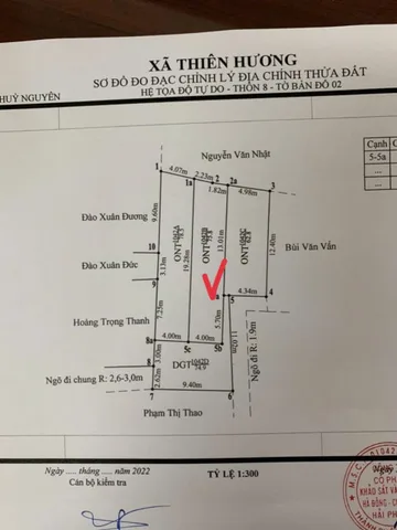 Bán đất 75m² ngang 4m giá 1.29 tỷ tại Thiên Hương Thuỷ Nguyên. liên hệ 0362558882