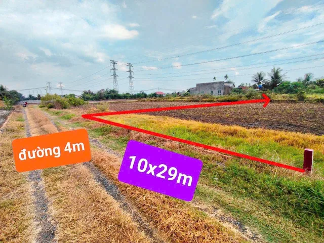 Bán đất 575m² ngang 10m giá 1.4 tỷ tại Xã Hòa Khánh Đông Huyện Đức Hòa