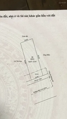 Bán nhà mặt tiền kinh doanh đường Phú Lợi - P. Phú Lợi, DT: 300m2 (10x30)thổ cư 250m2, giá: 22 tỷ