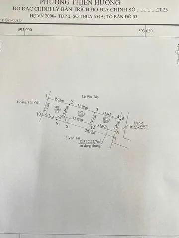 Bán đất 65m² ngang 5,5m giá 950 triệu tại Thiên Hương Thuỷ Nguyên. liên hệ 0362558882