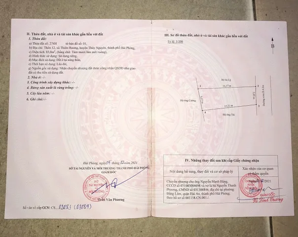 Bán đất 85m² ngang 5,05m giá 1.6 tỷ tại Thiên Hương Thiên Hương. liên hệ 0362558882