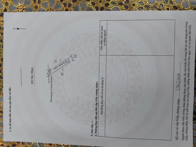 Bán Đất 224m2 có sẵn 100 m2 thổ cư giá 4.3 tỷ tại Xã Tân Lập Huyện Bắc Tân Uyên Bình Dương