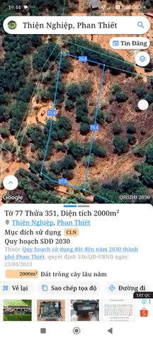 Bán đất 2000m² Phường Mũi Né
