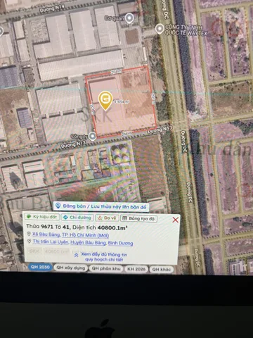 Bán đất 51000m² ngang 200m giá 210 tỷ Xã Bàu Bàng