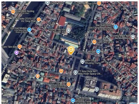 Bán nhà 54m² ngang 5m giá 15 tỷ tại Khương Trung Phường Khương Đình