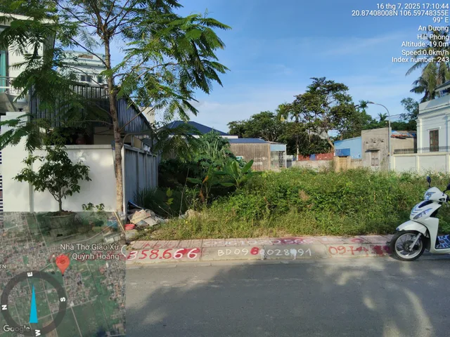 X. 1/11/2025.Bán đất 88m² ngang 4,4m. Đường Nhựa 7m. giá 2.5 tỷ Phường An Dương.( Bắc Sơn)Liên hệ 0362558882