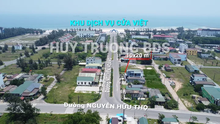 Mặt tiền Nguyễn Hoàng biển Cửa Việt