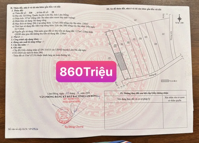 Đất Đông Thanh Thôn Thann Trì 2,4 Triệu/m2 Thổ cư ☎️0938.60.9098