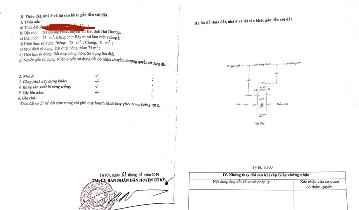 🔥 BÁN LÔ ĐẤT VÀNG KINH DOANH – TRUNG TÂM QUANG PHỤC – Tứ Kỳ – ĐỐI DIỆN CÂY XĂNG – CÁCH Quốc lộ 391 20M! 🔥