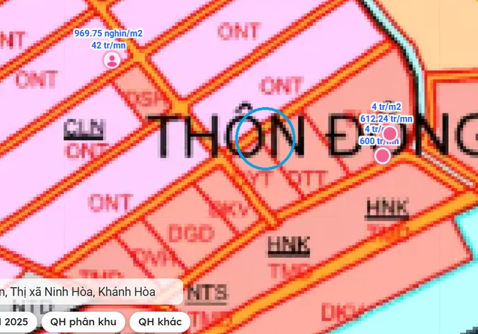 Bán đất 5824m² ngang 100m giá 1.45 tỷ Xã Ninh Phước