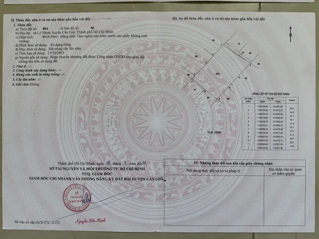 Bán đất 8669.3m² ngang 100m giá 22 tỷ Xã An Thới Đông