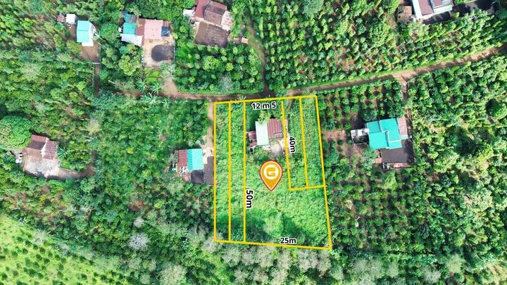 Bán nhà 750m² ngang 12.5m giá 950 triệu Xã Quảng Phú- eapok