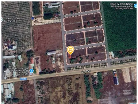 Bán đất 100m² ngang 5m giá 630 triệu Xã Trừ Văn Thố