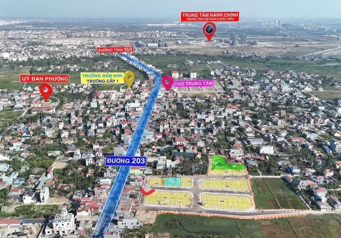 Bán đất 75m² ngang 5m giá 3.45 tỷ Bái trong Hoa động .l/h;076.231.9990 e Thúy